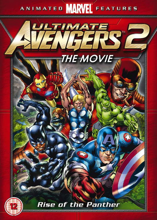 Cover for Ultimate Avengers 2 - Rise of · Ultimate Avengers 2 - Rise Of The Panther (DVD) (2015)