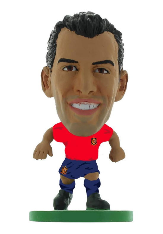 Soccerstarz  Spain Sergio Busquets  Home Kit Figures - Soccerstarz  Spain Sergio Busquets  Home Kit Figures - Merchandise - Creative Distribution - 5056122507410 - 