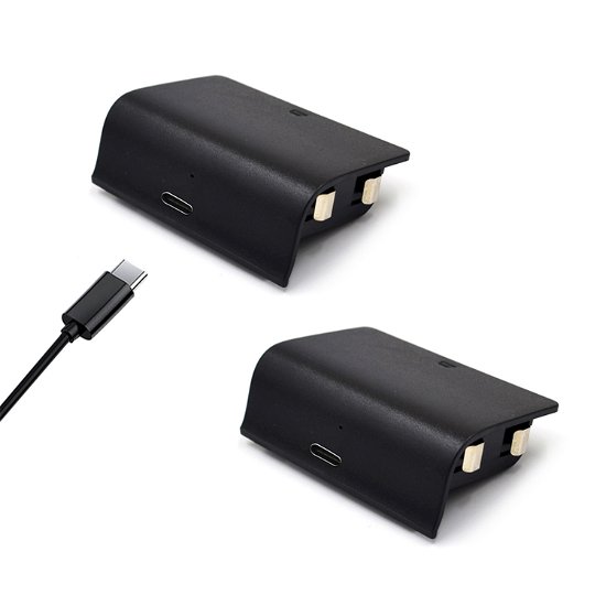 Cover for Xbox · Xbox Series X &amp; Series S Rechargeable Battery Set and Usb-c Cable (MERCH)
