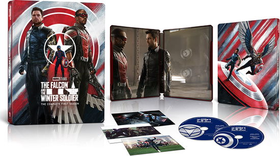 Falcon  Winter Soldier Uhd BD Stlbk · Marvel - The Falcon And The Winter Soldier Limited Edition Steelbook (4K UHD Blu-ray) (2024)