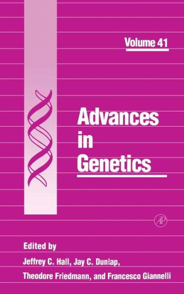 Cover for Jeffery Hall · Advances in Genetics - Advances in Genetics (Hardcover Book) (1999)