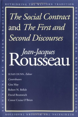 Cover for Jean-Jacques Rousseau · The Social Contract and The First and Second Discourses - Rethinking the Western Tradition (Paperback Book) (2002)