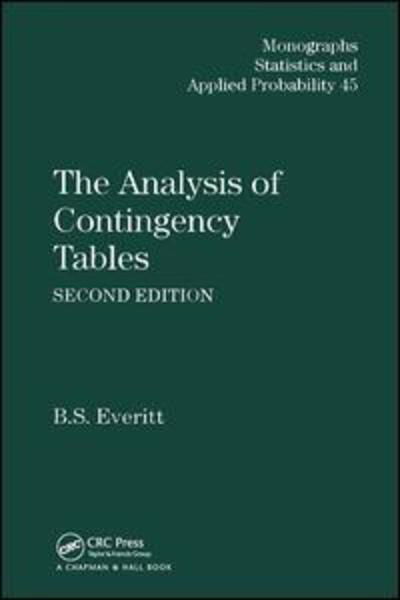 Cover for Brian S. Everitt · The Analysis of Contingency Tables (Pocketbok) (2019)