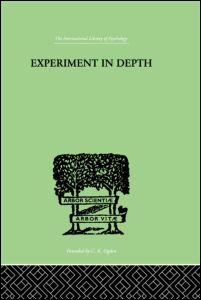 Cover for P W Martin · Experiment In Depth: A STUDY OF THE WORK OF JUNG, ELIOT AND TOYNBEE (Hardcover Book) (1999)