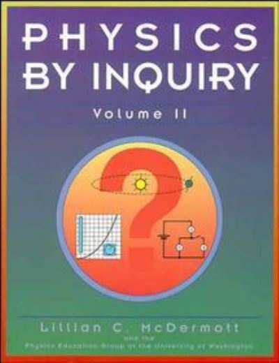 Cover for LC McDermott · Physics by Inquiry Volume 2 (Paperback Book) [International edition] (2014)