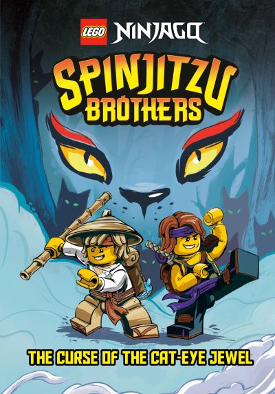 Cover for Tracey West · Spinjitzu Brothers #1 : The Curse of the Cat-Eye Jewel (Hardcover Book) (2021)