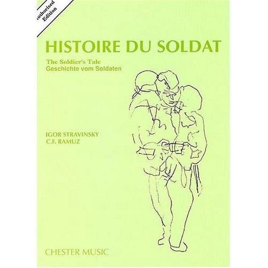 Cover for Igor Stravinsky · Histoire Du Soldat (The Soldier's Tale): Authorized Edition (Paperback Book) (1992)