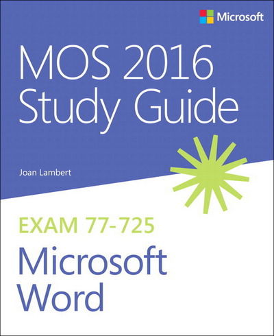 Cover for Joan Lambert · MOS 2016 Study Guide for Microsoft Word (Paperback Book) (2016)