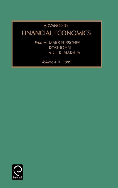 Cover for Mark Hirschey · Privatization: Financial Perspectives - Advances in Financial Economics (Hardcover Book) (1999)