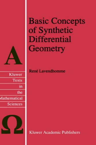 Cover for Rene Lavendhomme · Basic Concepts of Synthetic Differential Geometry - Texts in the Mathematical Sciences (Hardcover Book) (1996)