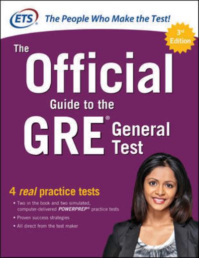 Cover for Educational Testing Service · The Official Guide to the GRE General Test, Third Edition (Paperback Book) (2017)