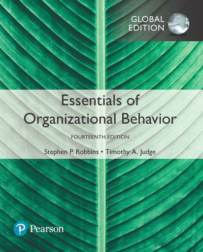 Cover for Stephen Robbins · Essentials of Organizational Behavior, Global Edition (Paperback Book) (2017)