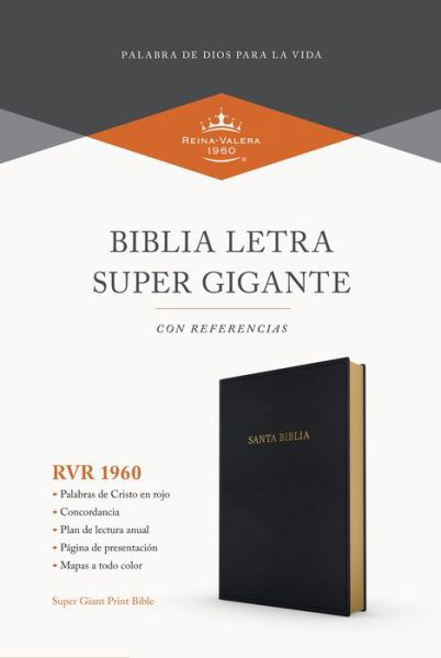Cover for B&amp;H Espanol Editorial Staff · RVR 1960 Biblia letra super gigante, negro imitacion piel (Leather Book) (2019)