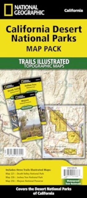 Cover for National Geographic Maps · California Desert National Parks [map Pack Bundle] (Map) [2023rd edition] (2023)