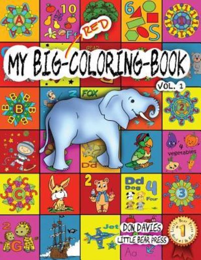 Cover for Little Bear Press · My Big Red Coloring Book Vol. 1 (Paperback Book) (2018)