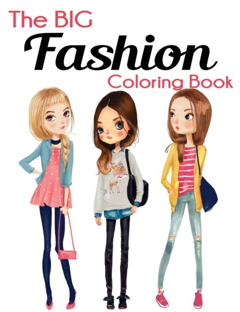 Cover for Blue Wave Press · The Big Fashion Coloring Book (Pocketbok) (2020)
