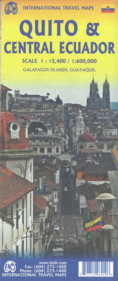Quito & Central Ecuador, International Travel Maps - ITM Publications - Livres - ITMB publishing - 9781771296410 - 1 octobre 2019