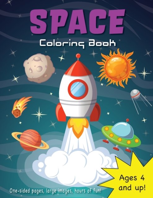 Cover for Engage Books · Space Coloring Book for Kids Ages 4-8! (Pocketbok) (2020)