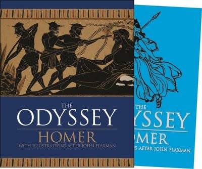 Cover for Homer · The Odyssey: With Illustrations After John Flaxman - Arcturus Slipcased Classics (Innbunden bok) (2019)