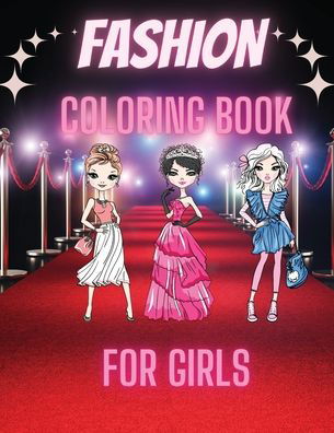 Cover for Nikolas Parker · Fashion Coloring Book For Girls (Paperback Bog) (2021)