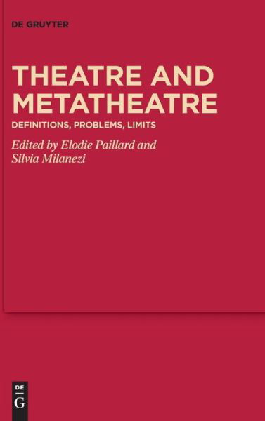 Cover for Elodie Paillard · Theatre and Metatheatre (Innbunden bok) (2021)