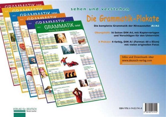 Die Grammatik-Plakate: Die Grammatik-Plakate A1/A2 - Posters (6) mit  Ubungshe - R. Luscher - Merchandise - Max Hueber Verlag - 9783190217410 - January 23, 2006
