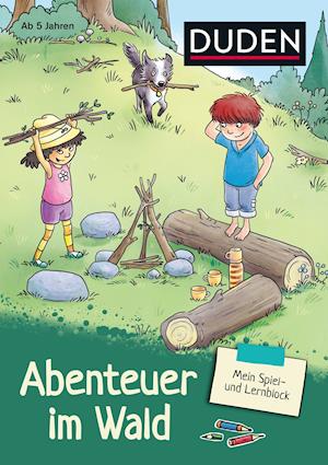 Mein Spiel- und Lernblock 1 - Abenteuer im Wald - Marion Krause - Books - Bibliographisches Institut - 9783411770410 - September 13, 2021