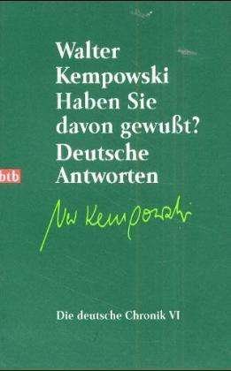 Cover for Walter Kempowski · Btb.72541 Kempowski.haben Sie Davon Gew (Book)
