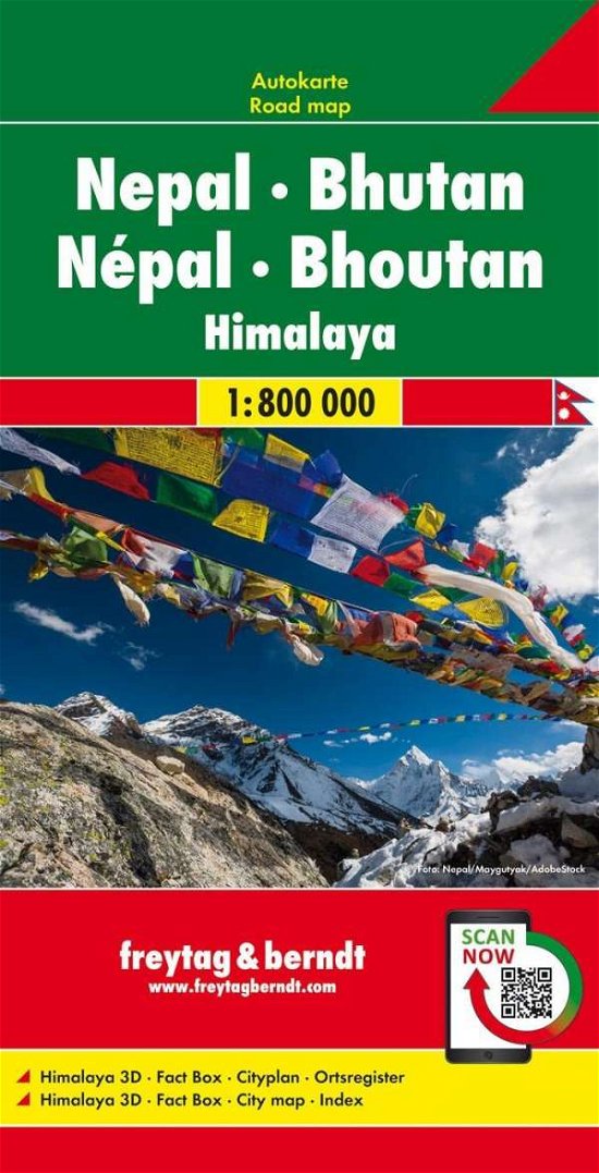 Cover for Nepal - Bhutan - Himalaya (Map) (2020)