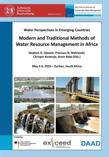 Cover for Müfit Bahadir · Modern and Traditional Methods of Water Resource Management in Africa. Water Perspectives in Emerging Countries. May 5-9, 2019 - Durban, South Africa (Paperback Bog) (2019)