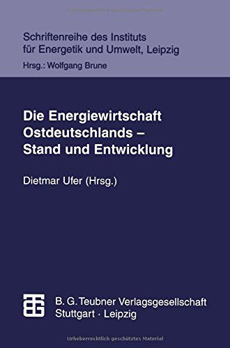 Cover for Matthias Kulinna · Die Energiewirtschaft Ostdeutschlands - Stand Und Entwicklung - Einblicke in Die Wissenschaft (Paperback Book) [German, 1997 edition] (1997)