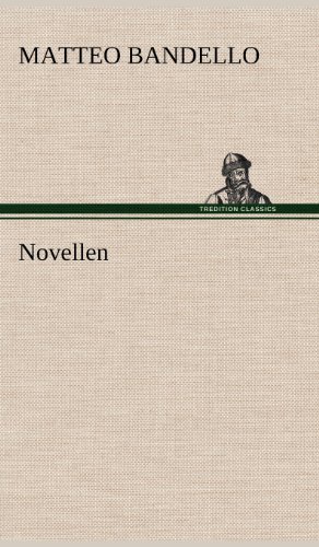 Cover for Matteo Bandello · Novellen (Innbunden bok) [German edition] (2012)