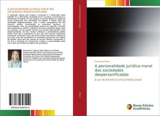 Cover for Rossi · A personalidade jurídica moral da (Book)