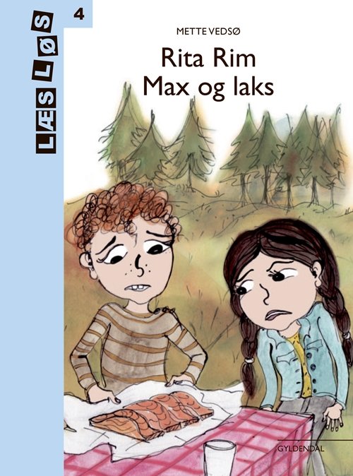 Cover for Mette Vedsø · Læs løs 4: Rita Rim. Max og laks (Inbunden Bok) [1:a utgåva] (2019)