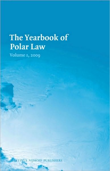 Cover for Author · The Yearbook of Polar Law Volume 1 (Hardcover Book) (2009)