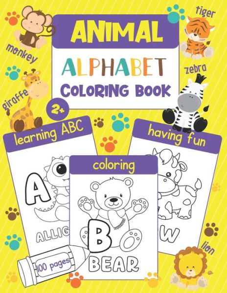 Cover for Magic Kingdom Press · Animal Alphabet Coloring Book (Paperback Book) (2020)