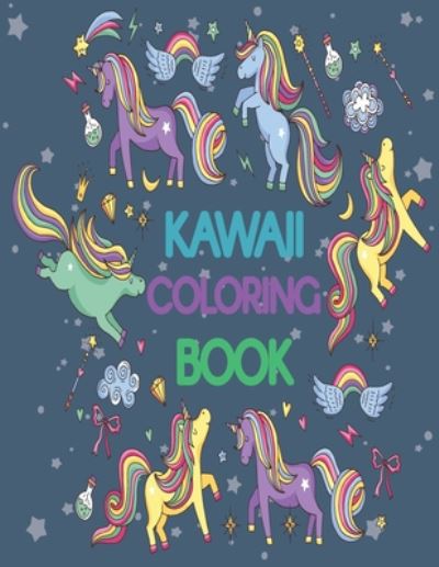 Cover for Tatus Brinal · Kawaii Coloring Book (Paperback Book) (2020)