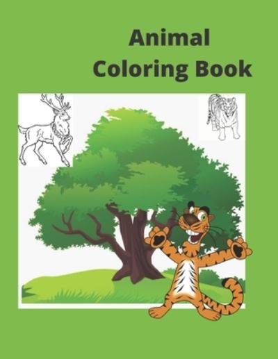 Cover for Anima Vero · Animal Coloring Book (Paperback Book) (2020)