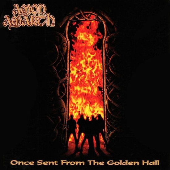 Cover for Amon Amarth · Once Sent From The Golden Hall (Clear, Red &amp; Blue Marbled Colored Vinyl) (VINYL) (2017)