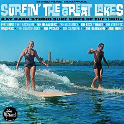 Surfin' The Great Lakes: Kay Bank Studio Surf Sides Of The 1960s (SEAGLASS BLUE VINYL) -  - Musiikki - Sundazed Music, Inc. - 0090771561411 - lauantai 22. huhtikuuta 2023