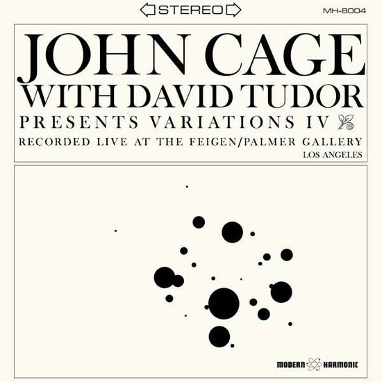 Cover for John &amp; David Tudor Cage · Variations Iv (LP) (2016)