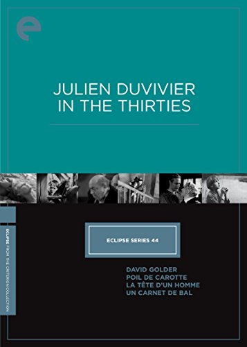 Cover for Criterion Collection · Eclipse 44: Julien Duvivier in the Thirties / DVD (DVD) (2015)