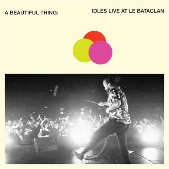 Cover for Idles · A Beautiful Thing: Idles Live at Le Bataclan (Ltd Clear Neon Orange Lp) (LP) [Coloured edition] (2019)