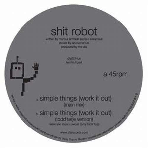 Cover for Shit Robot · Simple Things (LP) (2009)