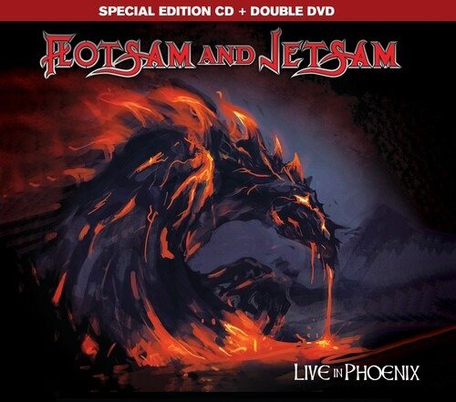 Cover for Flotsam &amp; Jetsam · Live in Phoenix - Orange (LP) (2024)