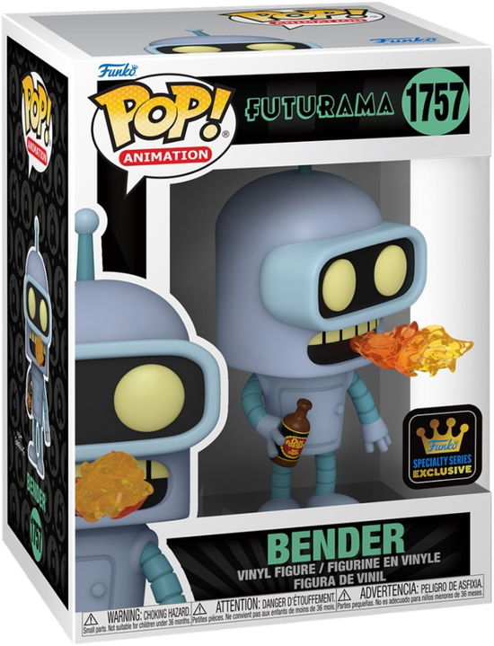 Cover for Futurama: Funko Pop! Tv · S4 - Bender w/Chase (Glow) (MERCH)