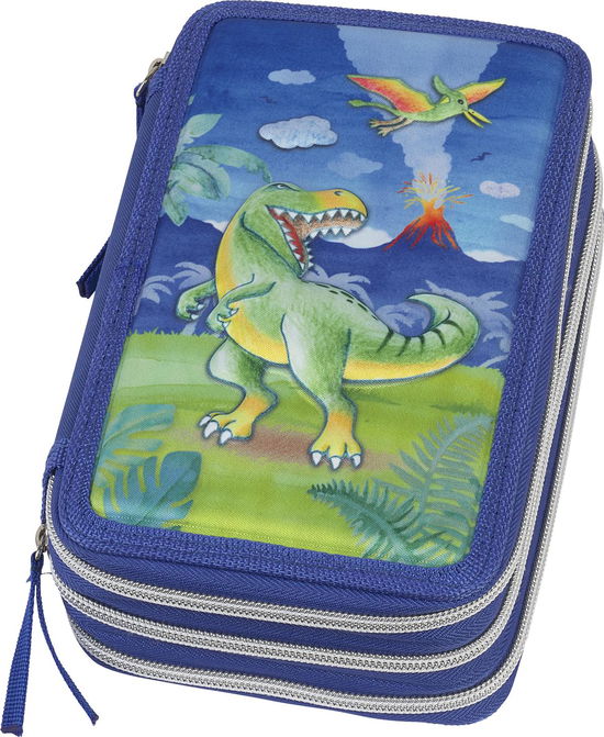 Triple Decker Pencil Case Dinosaur (573041) - Faber-castell - Koopwaar - Faber-Castell - 4005405730411 - 