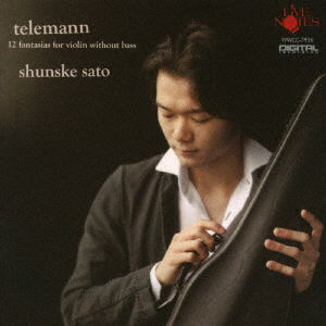 Cover for Sato Shunske · Telemann: 12 Fantasias for Violin Without Bass (CD) [Japan Import edition] (2020)