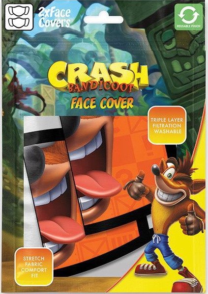 Cover for Crash Bandicoot: Pyramid · Mouth (Face Covering / Mascherina Protettiva) (MERCH)