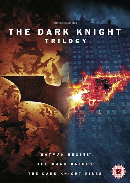 Cover for The Dark Knight Trilogy · Batman (2005-2012) Batman Begins / The Dark Knight / The Dark Knight Rises (3 Films) (DVD) (2013)
